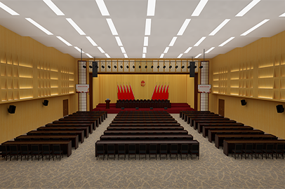 人大、政協(xié)表決會(huì)議室報(bào)告廳（550-750m2）